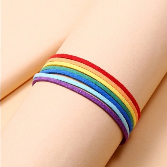 #179 Rainbow Rope Fashion Bracelet - Picture 4 of 12